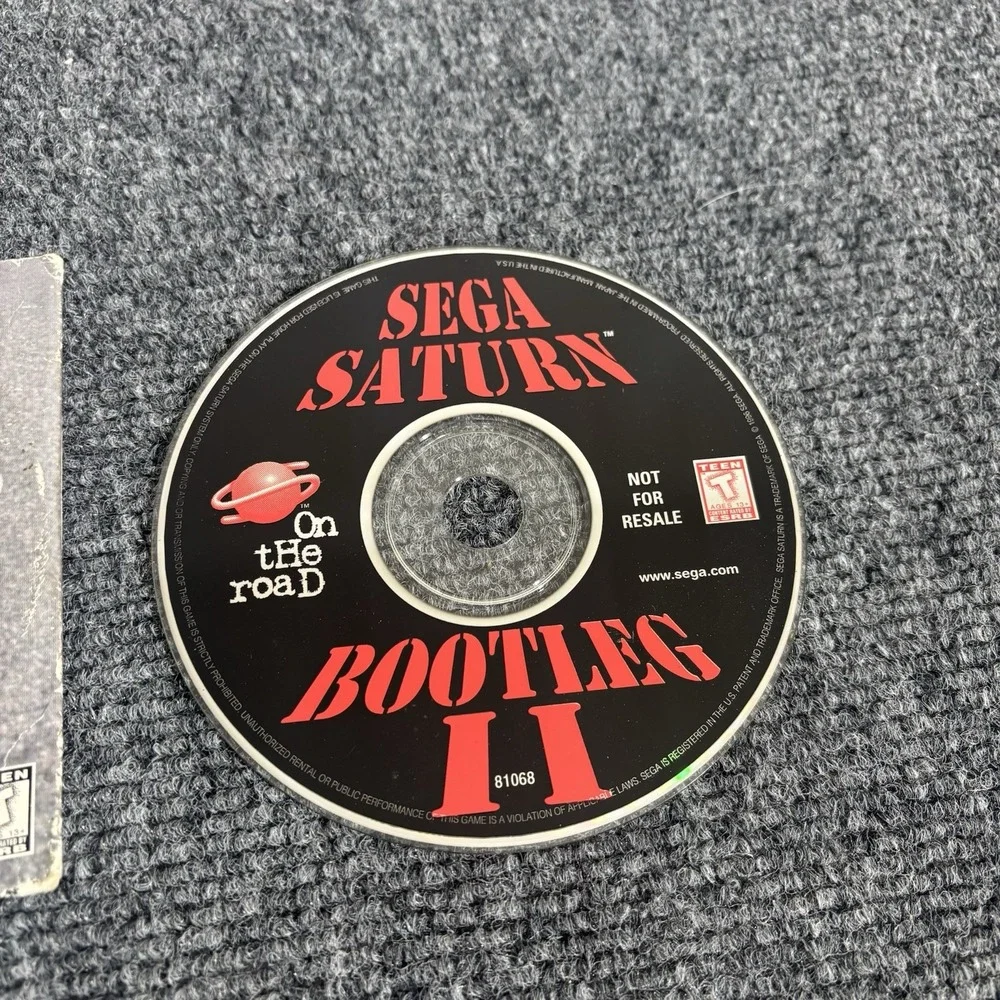 Sega Saturn Bootleg Sampler II - On the Road Game Disc & Sleeve UNTESTED